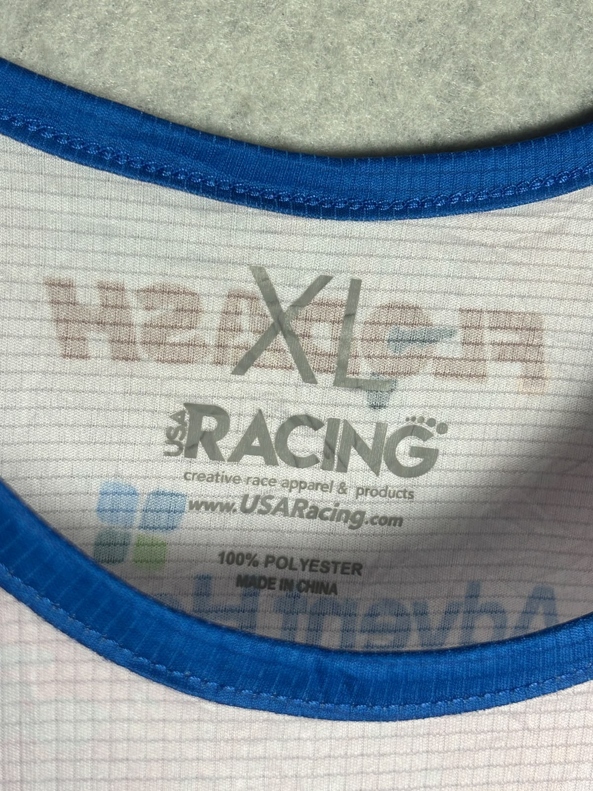 Racing Big Logo Singlet - XL