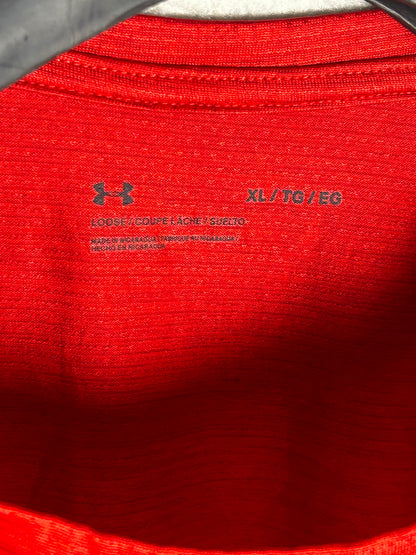 Under Armour Red Round Neck - XL