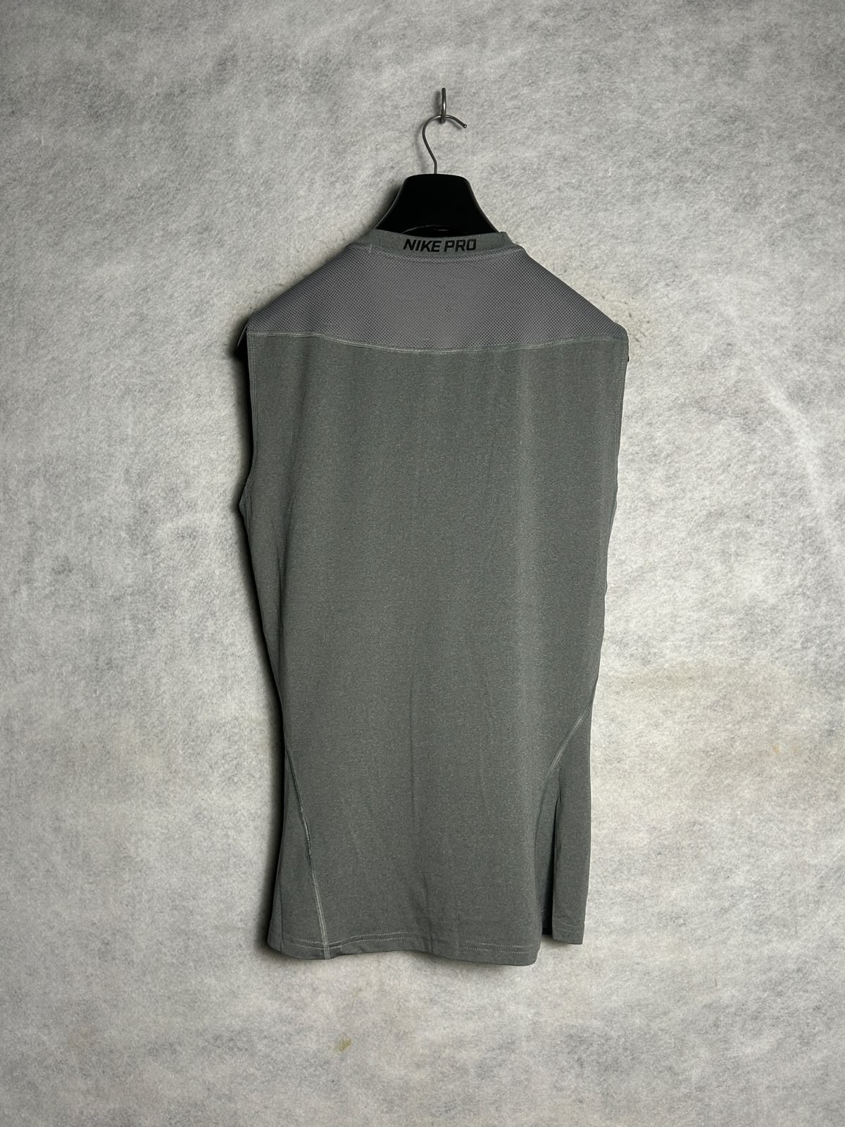 Nike Pro Dri Fit Grey Round Neck - Medium