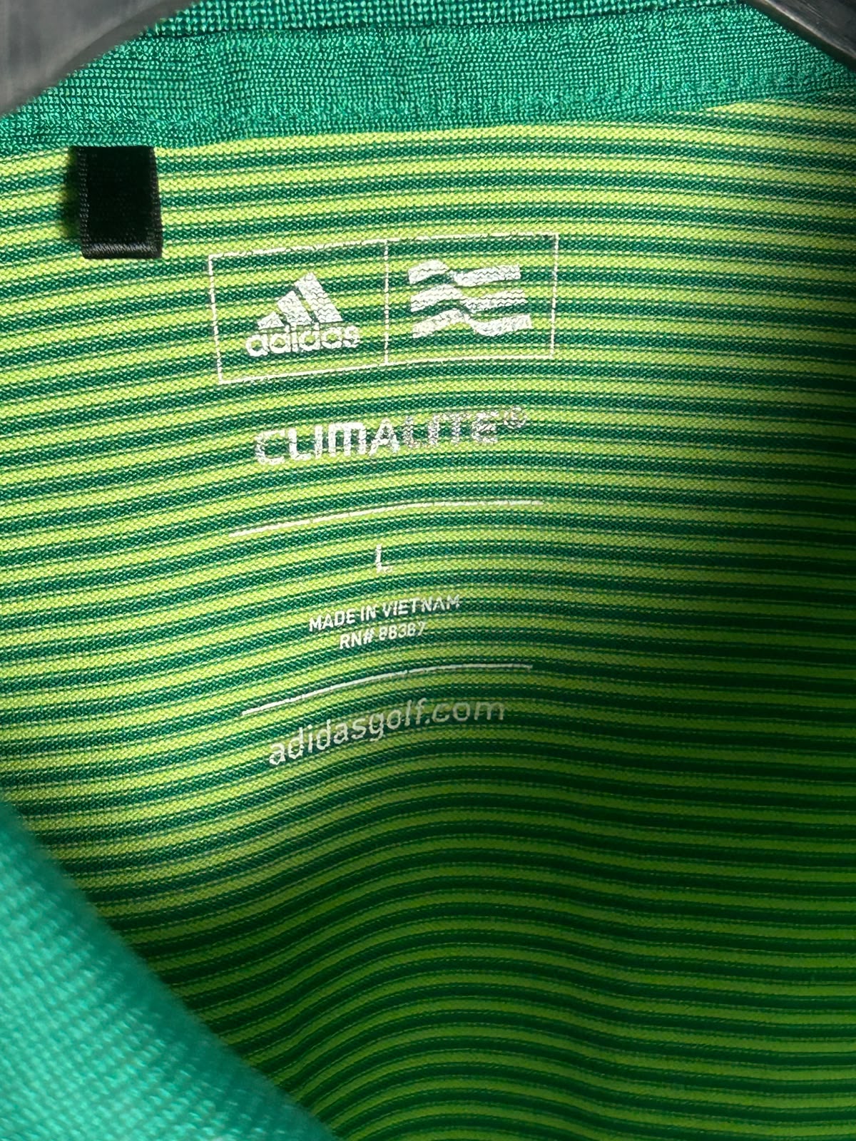 Adidas Climalite Polo Green -Large