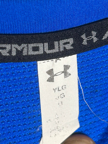 Under Armour Big Logo Blue Full Sleeves Round Neck - YLG