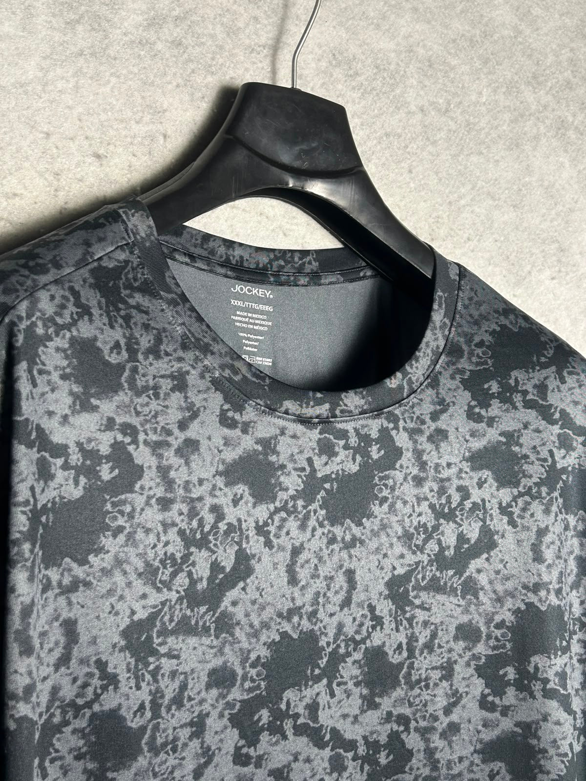 Jockey Printed Grey Round Neck - 3XL
