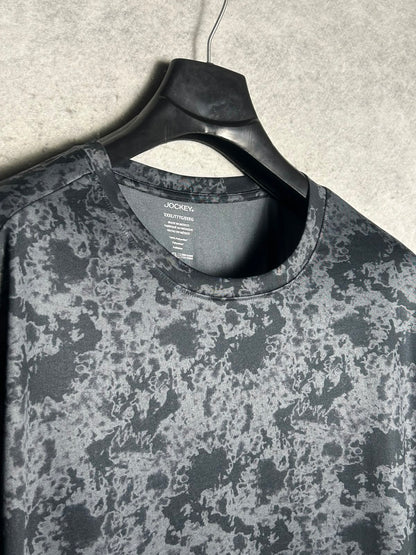 Jockey Printed Grey Round Neck - 3XL