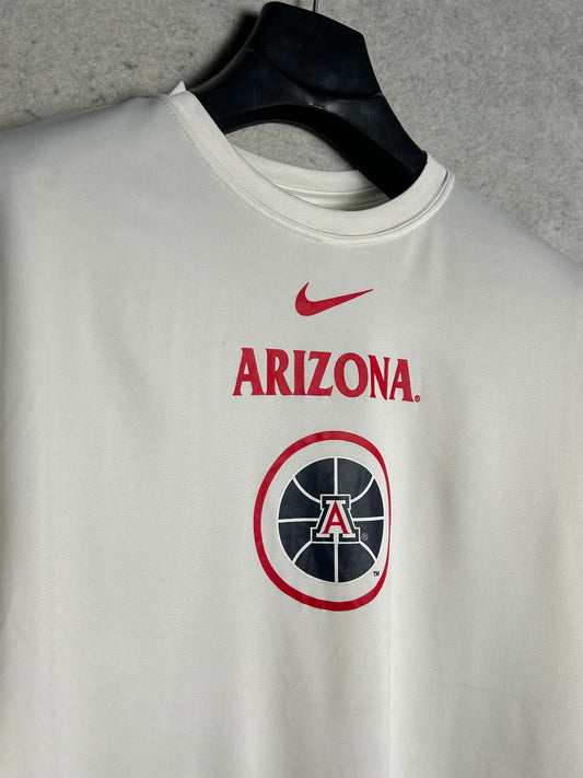 The Nike Tee Dri Fit White Round Neck - Large