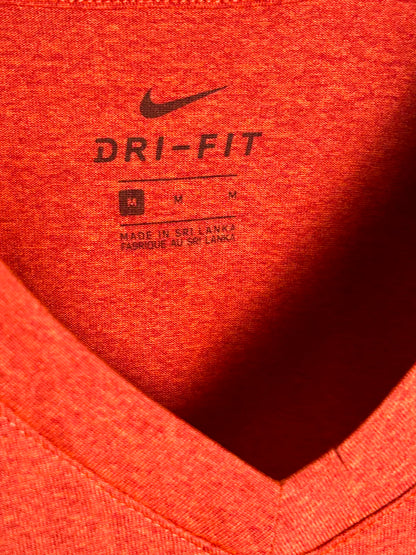 Nike Dri Fit V Neck Red - Medium