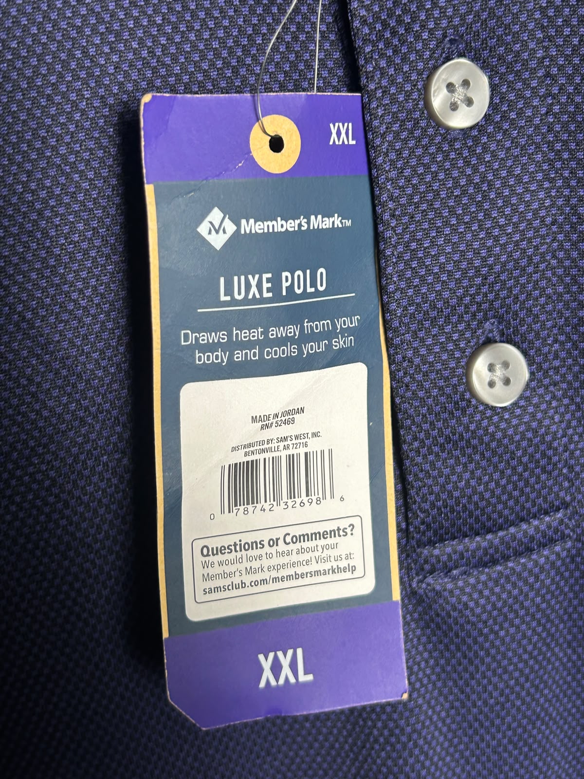 Member's Mark Luxe Polo - XXL