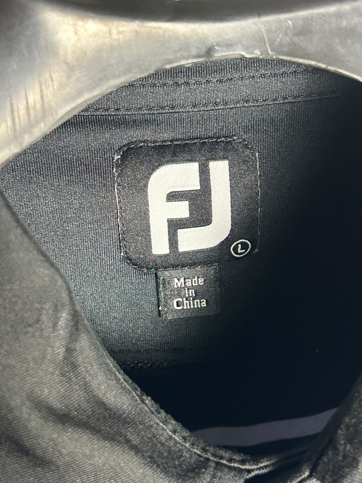FJ Black Polo - Large