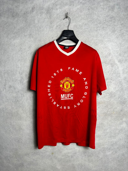 Manchester United Red V Neck - Large