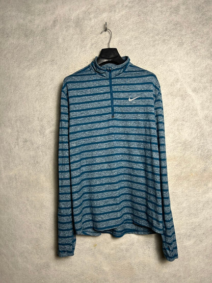 Nike Dri Fit Half Zip Full Sleeves - XL
