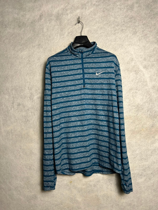 Nike Dri Fit Half Zip Full Sleeves - XL