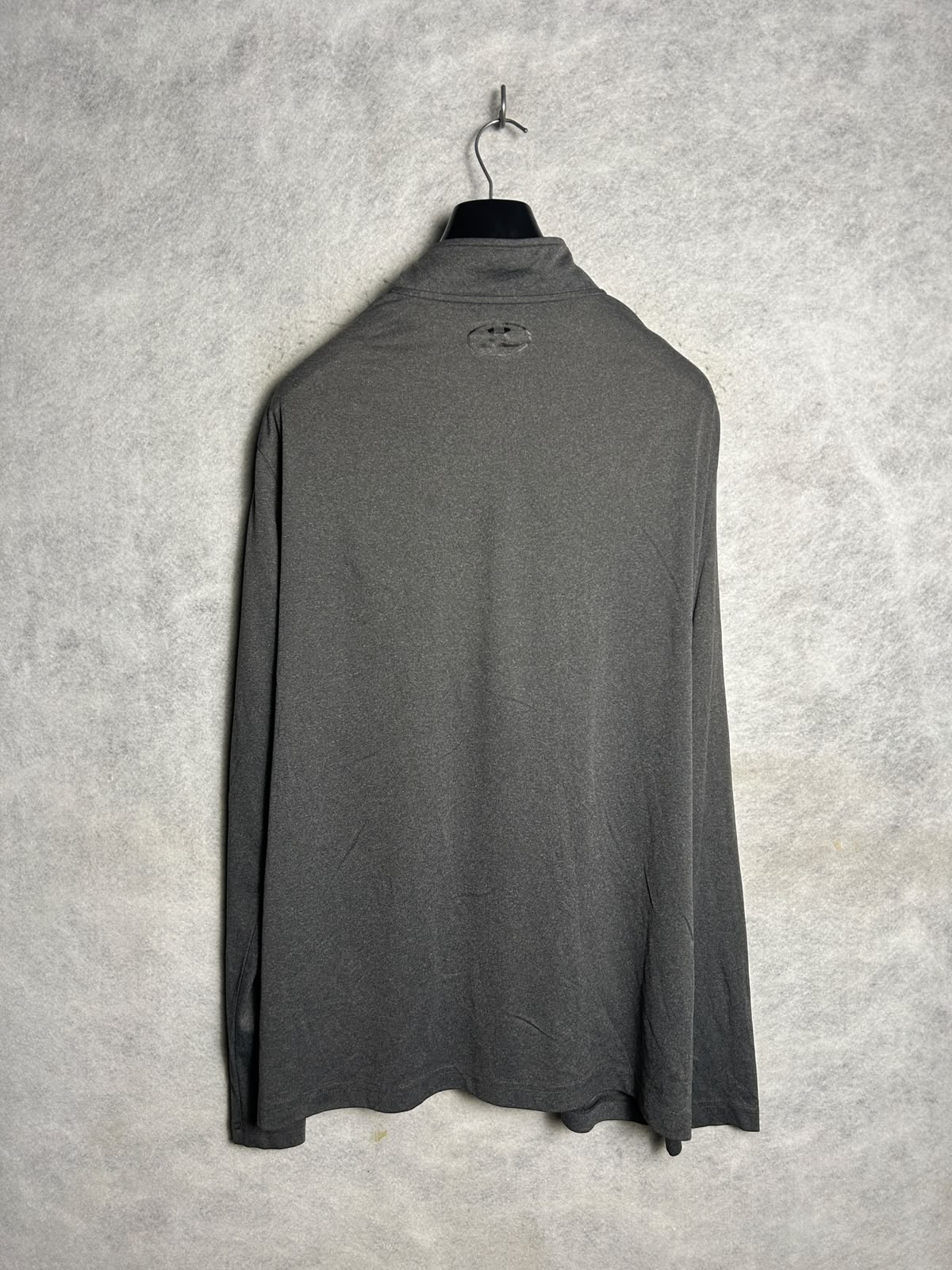 Under Armour Heat Gear Grey Full Sleeves Half Zip - 2XL