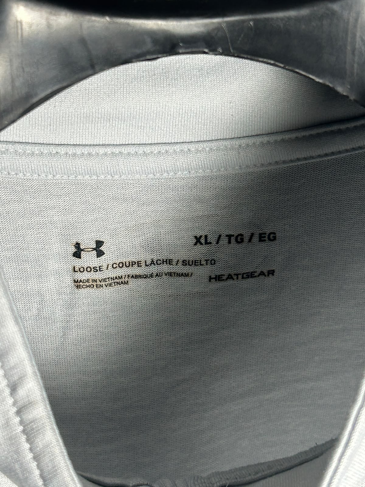 Under Armour Heat Gear Grey Full Sleeves Half Zip - XL