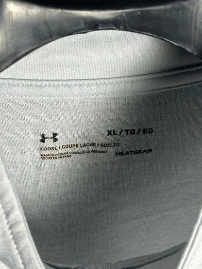 Under Armour Heat Gear Grey Full Sleeves Half Zip - XL
