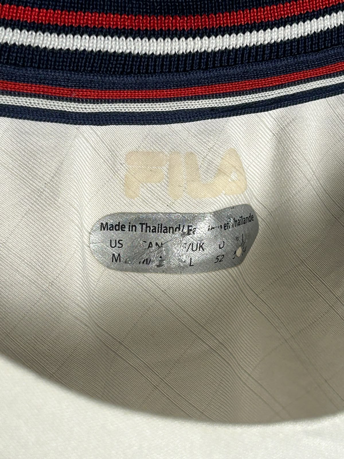 Fila White Round Neck - Medium