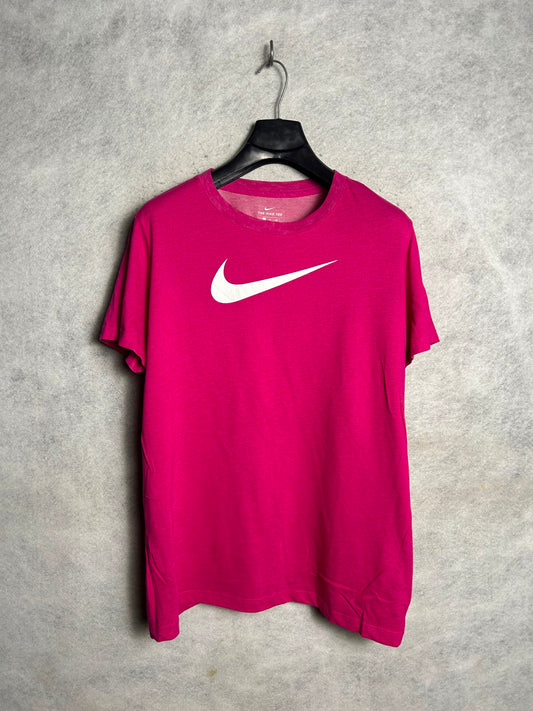 The Nike Tee Dri Fit Big Logo Round Neck - XL