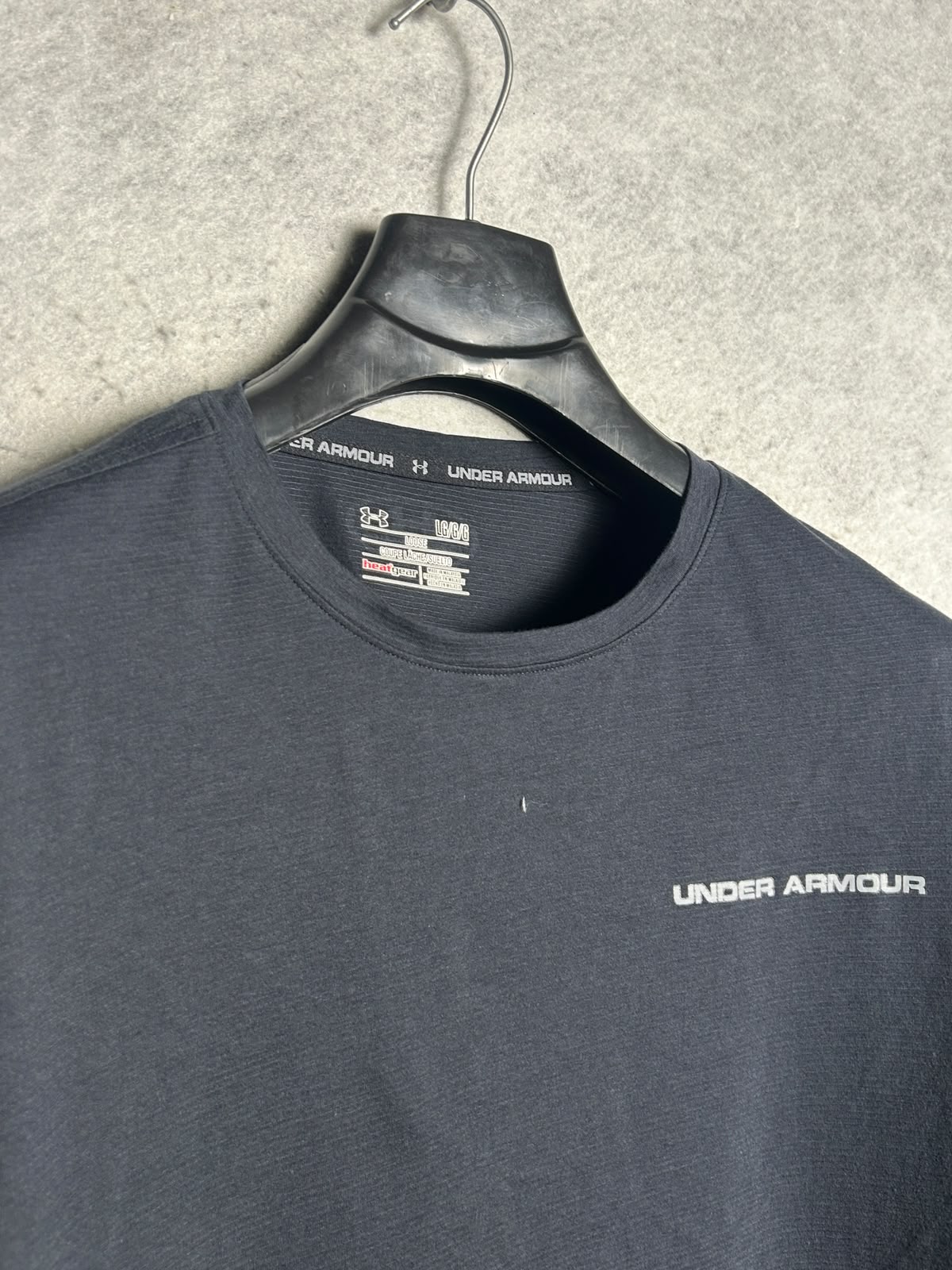 Under Armour Heat Gear Round Neck Black - Large