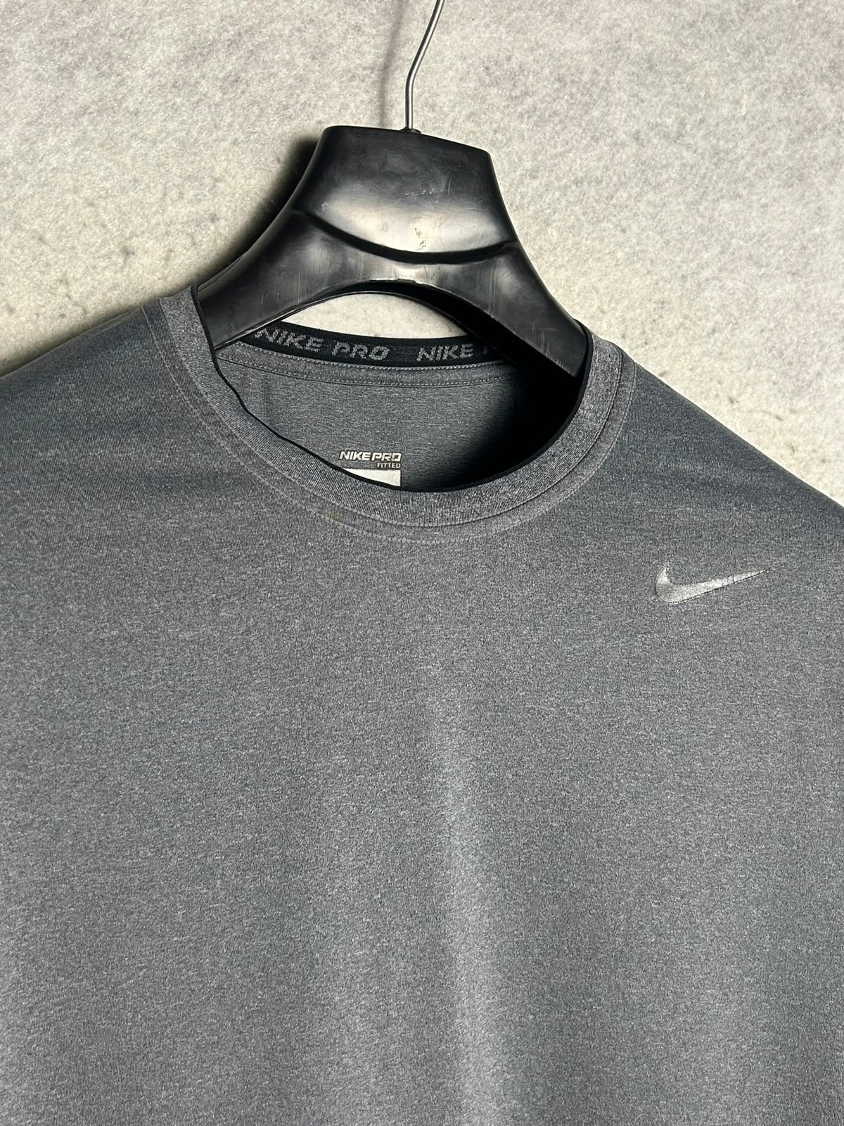 Nike Pro Grey Full Sleeves Round Neck - XL
