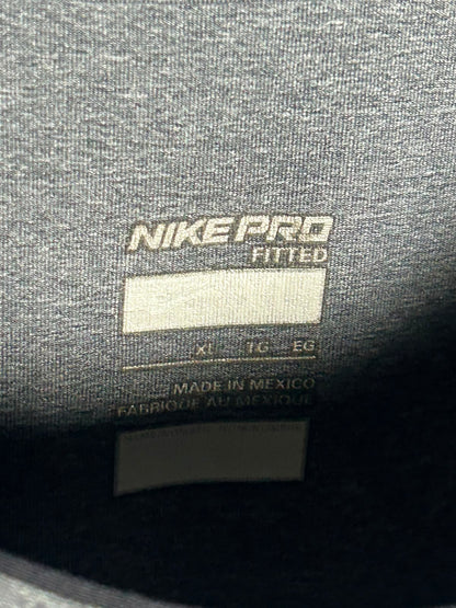 Nike Pro Grey Full Sleeves Round Neck - XL
