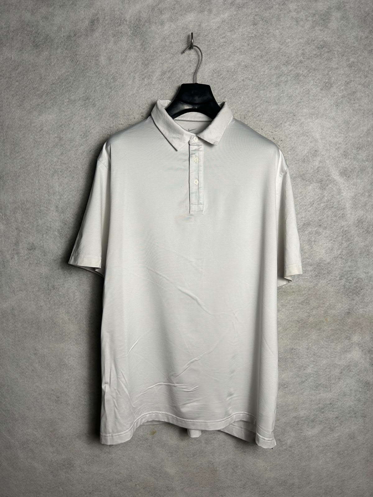 Nike Dri Fit White Polo - XL