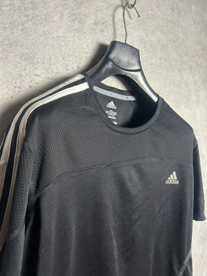 Adidas Climalite Black Round Neck - Large