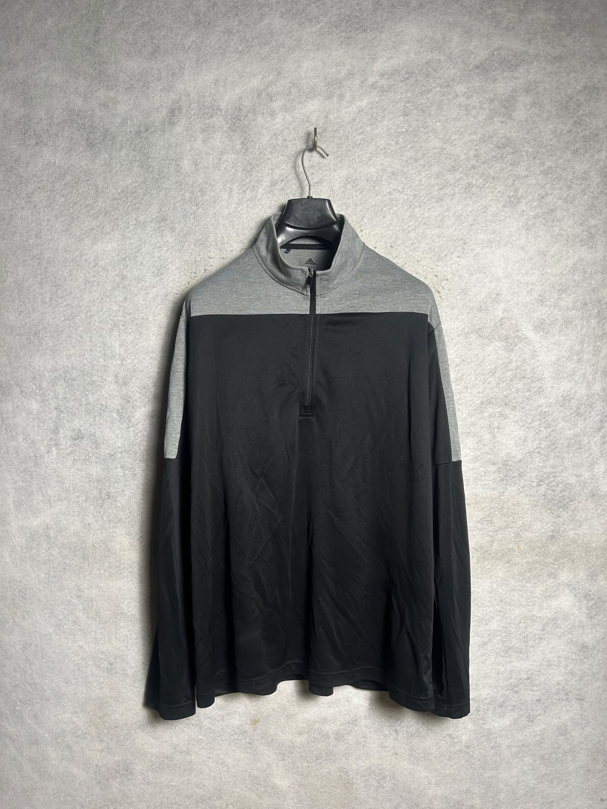 Adidas Primegreen Black Full Sleeves Half Zip - XL