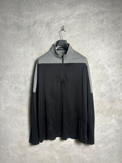 Adidas Primegreen Black Full Sleeves Half Zip - XL