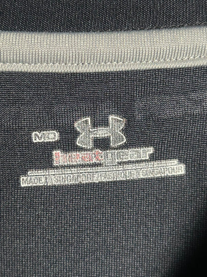 Under Armour Heat Gear Black Round Neck - Medium