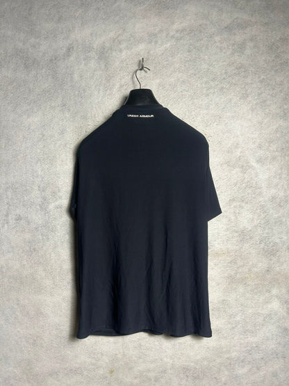 Under Armour Heat Gear Black Round Neck - Medium