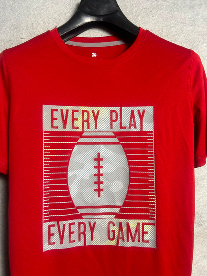 All In Motion Red Big Logo Round Neck - XL