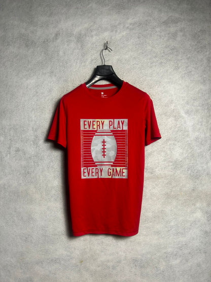 All In Motion Red Big Logo Round Neck - XL