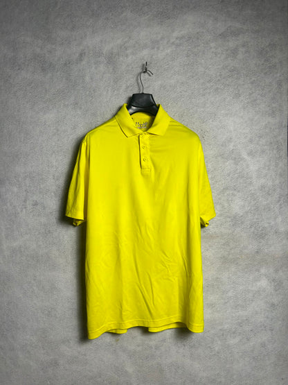 Under Armour Heat Gear Yellow Polo - Large