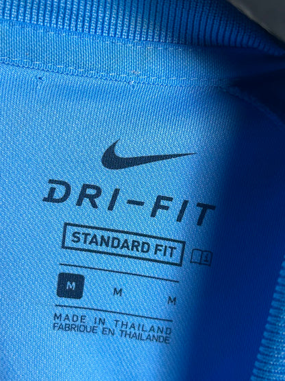 Nike Dri Fit Blue Polo - Medium