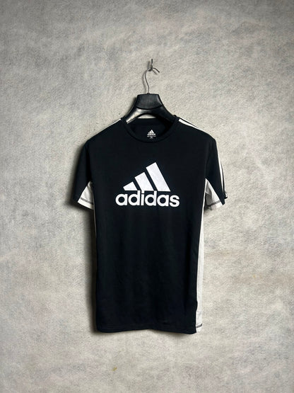 Adidas Big Logo Black Round Neck - Large