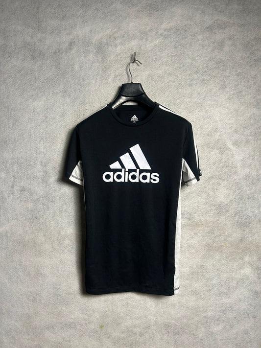 Adidas Big Logo Black Round Neck - Large
