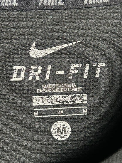 Nike Dri Fit Black Round Neck - Medium