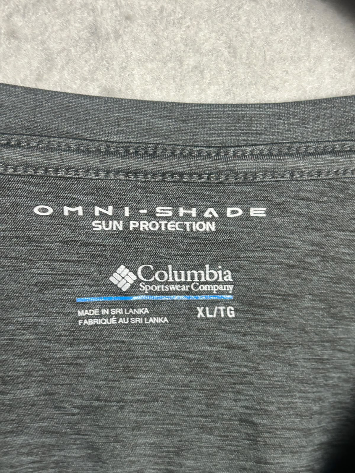 Columbia Omni Shade Grey Round Neck - XL