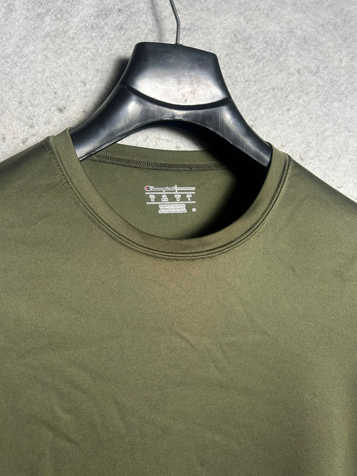 Champion Army Green Round Neck - Medium