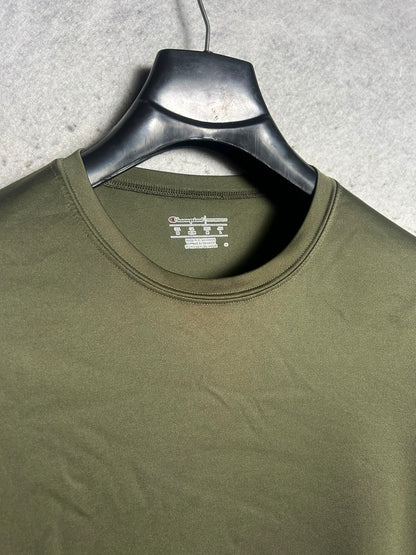 Champion Army Green Round Neck - Medium