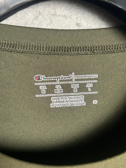 Champion Army Green Round Neck - Medium