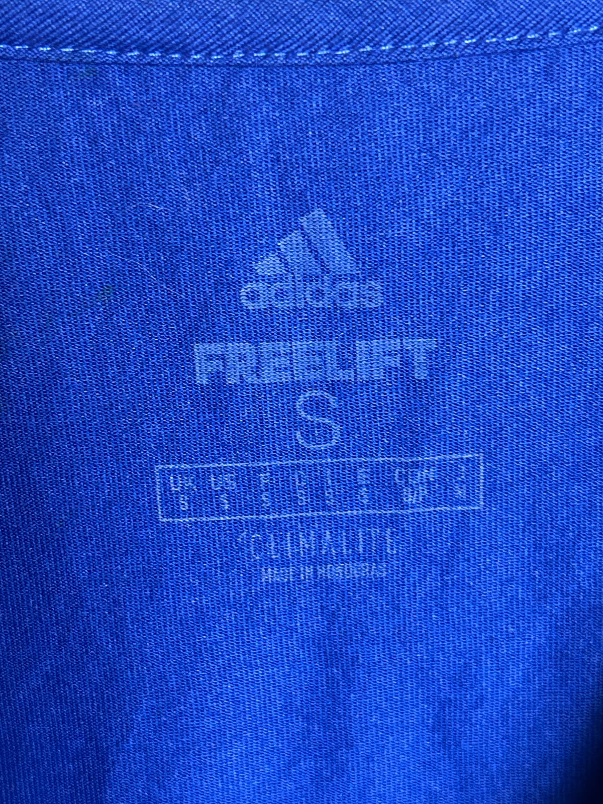 Adidas Climalite Freelift Blue Round Neck - Small