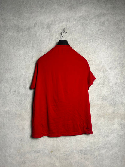 Adidas Big Logo Creater Tee Red Round Neck - Large
