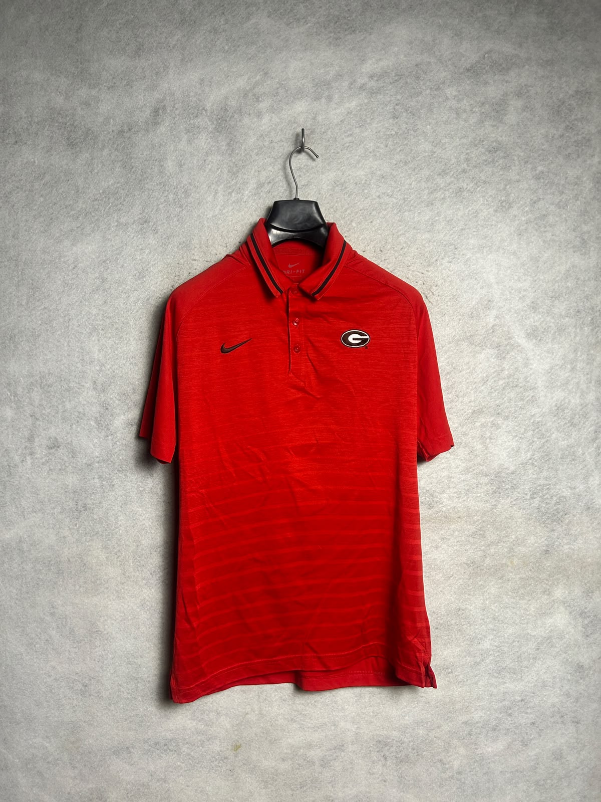 Nike Dri Fit Red Polo - Small
