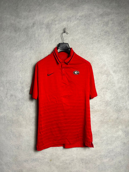Nike Dri Fit Red Polo - Small