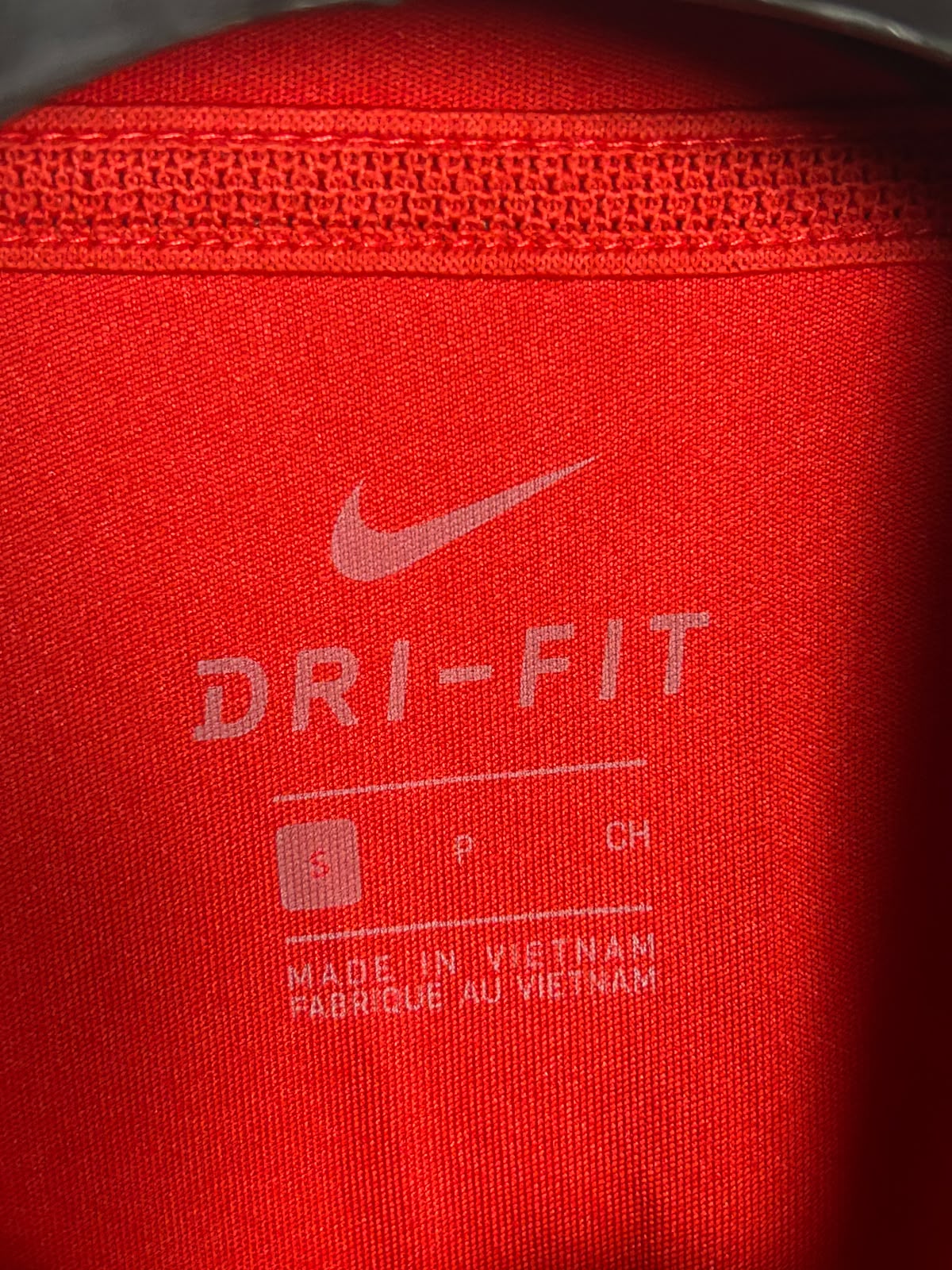 Nike Dri Fit Red Polo - Small