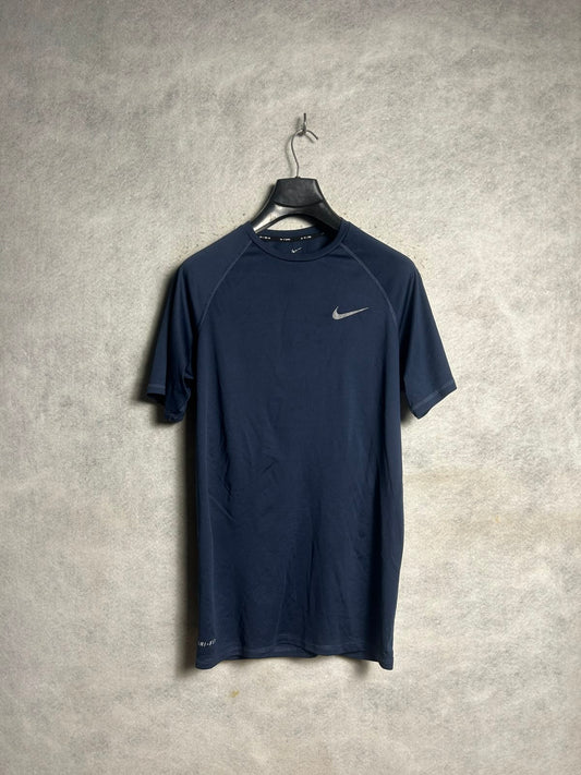 Nike Dri Fit Blue Round Neck - Medium
