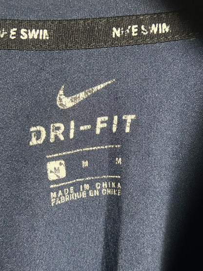 Nike Dri Fit Blue Round Neck - Medium