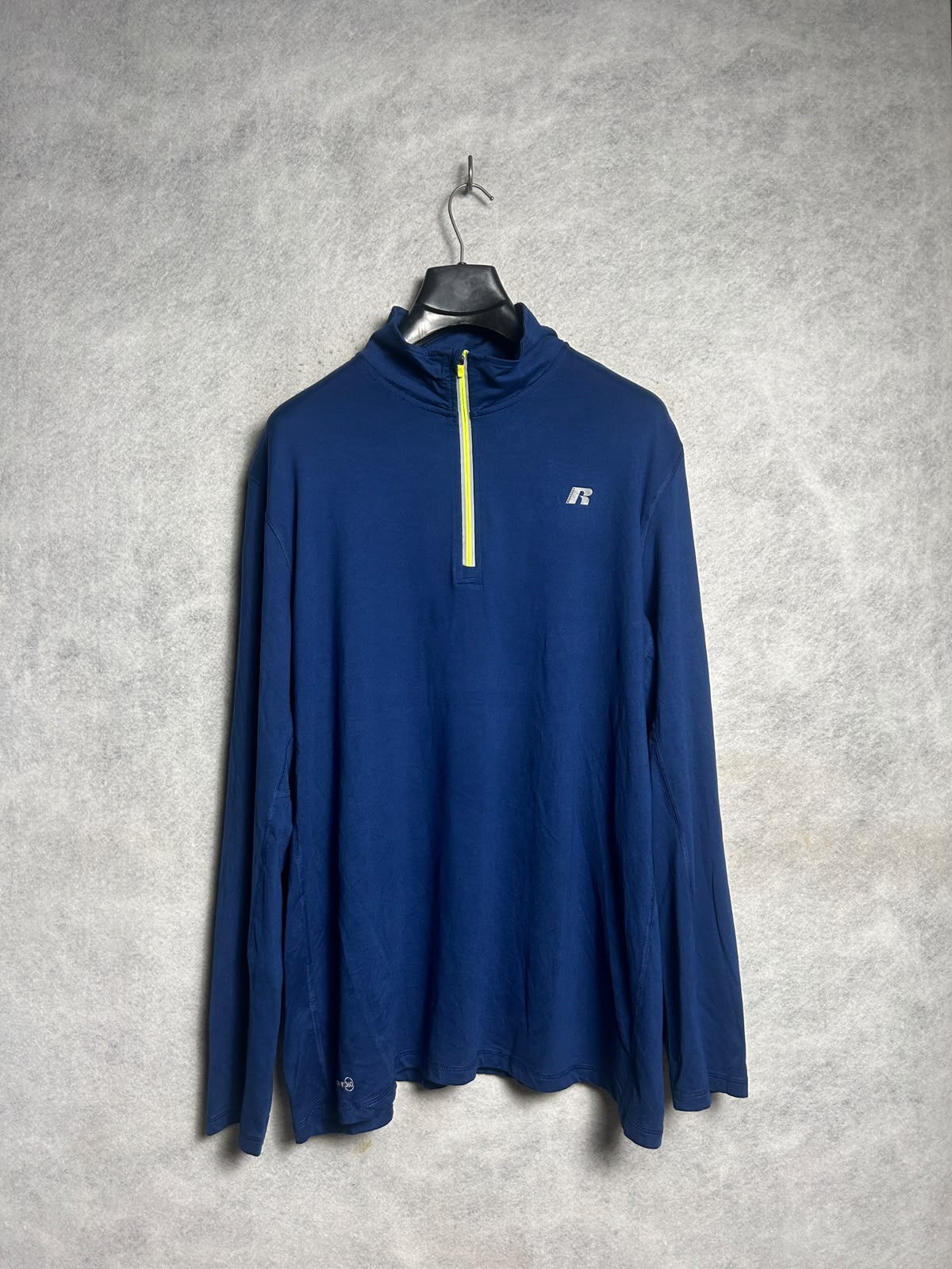 Russell Blue Full Sleeves Half Zip - XL