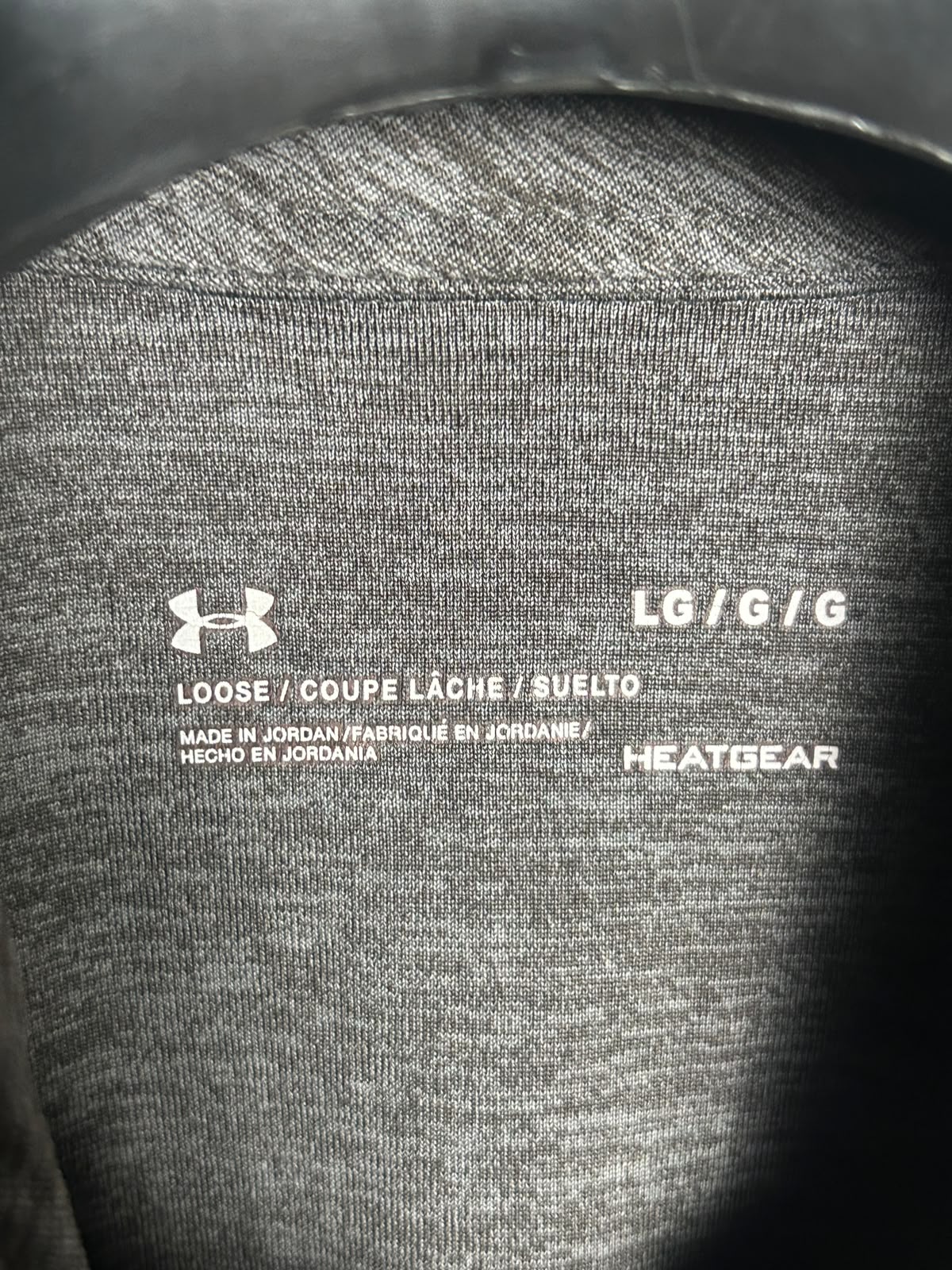 Under Armour Heat Gear Black Polo - Large