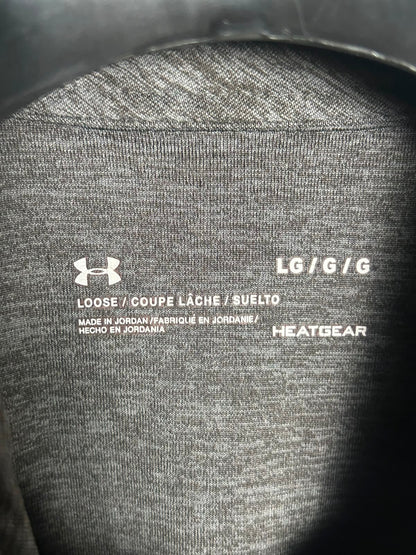 Under Armour Heat Gear Black Polo - Large