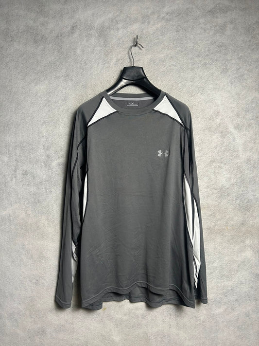 Under Armour Grey Round Neck Full Sleeves - XXL